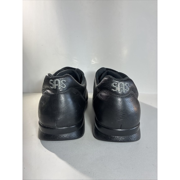 SAS-TRIPAD COMFORT Mens size 11.5 M Black Leather Comfort Shoe Double Strap - Picture 6 of 9